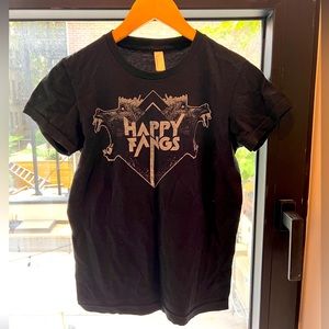 SOLD: Happy Fangs Band tshirt S